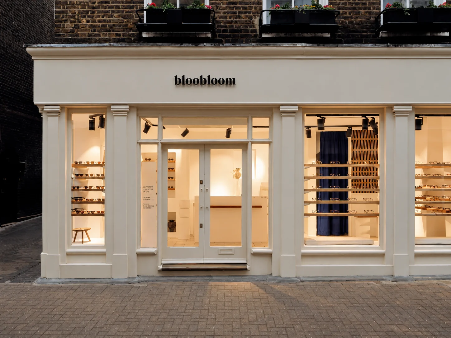 Bloobloom storefront in Carnaby, London
